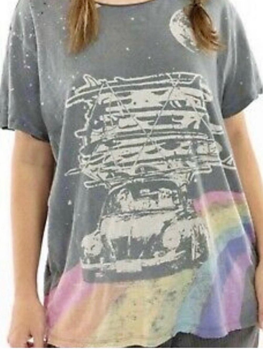 NWT🌈🐶🚘Magnolia Pearl 💯Cotton Happy T-Shirt in Ozzy (One Size Fits Most)